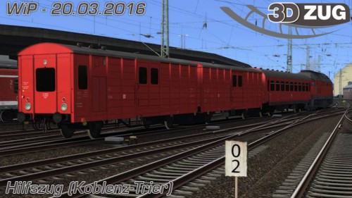 [3DZUG] Doppelpack Hilfszug (Koblenz-Trier) – für 20.03.2016 angekündigt