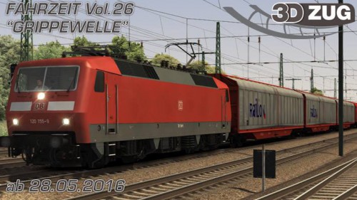 [3DZUG] Fahrzeit Vol. 26 „Grippewelle“ – ab 28.05.2016 erhältlich!