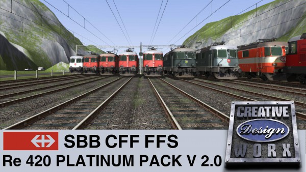 [CreativeworX] SBB CFF FFS Re 420 Platinum Pack V 2.0 veröffentlicht!