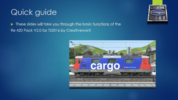 [CreativeworX] Re 420 Pack V2.0 angekündigt