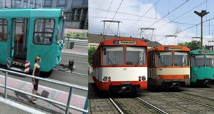 Duewag U2 und Duewag Ptb tram