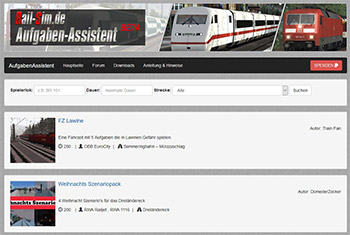 NEU: Rail-Sim.de Aufgaben-Assistent