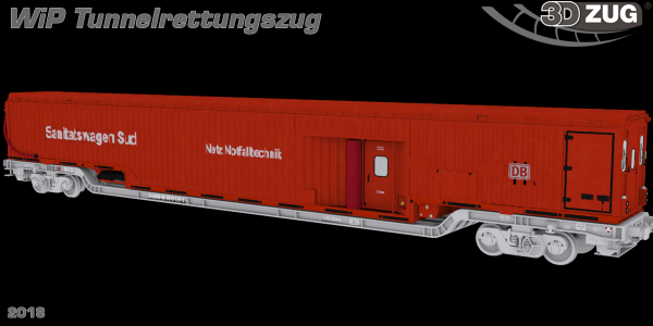 [3DZUG] Tunnelrettungszug in Entwicklung