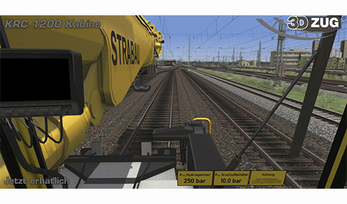 [3DZUG] KRC 1200 Kabine für den Kranzug – Upgrade erhältlich!