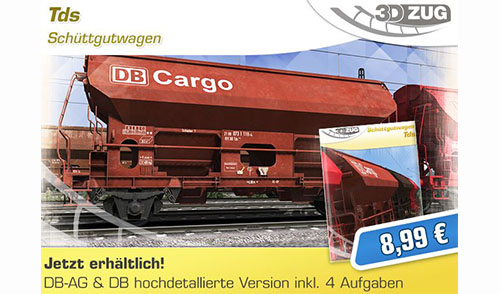 [3DZUG] Tds-Schüttgutwagen erhältlich!