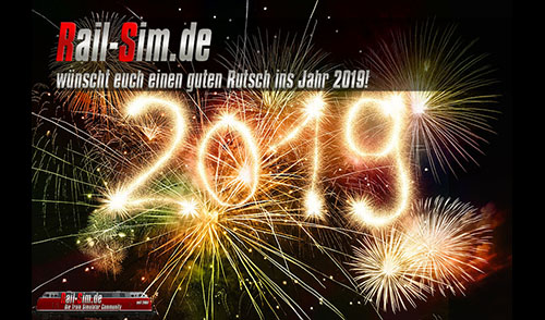 Rail-Sim.de wünscht einen guten Rutsch und ein frohes neues Jahr 2019!