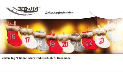 [3DZUG] Adventskalender 2019 ab 1. Dezember!