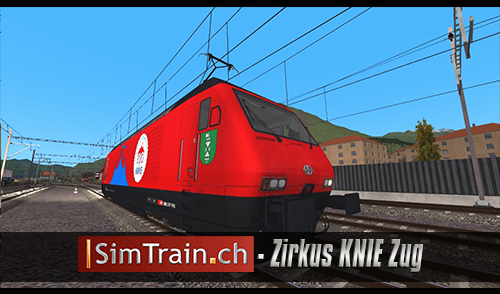 [SimTrain] Zirkus KNIE Zug erhältlich!