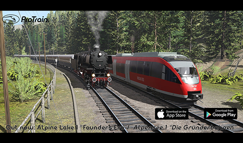 [3DZUG/ ProTrain] Alpensee 1 – Die Gründerjahre (Alpine Lake 1 The Founder’s Era) erhältlich!