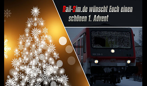 Rail-Sim.de wünscht euch einen schönen 1. Advent!