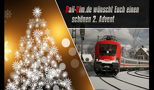 Rail-Sim.de wünscht euch einen schönen 2. Advent!