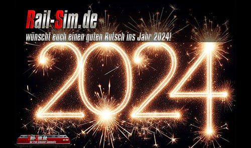 Rail-Sim.de wünscht einen guten Rutsch und ein frohes neues Jahr 2024!