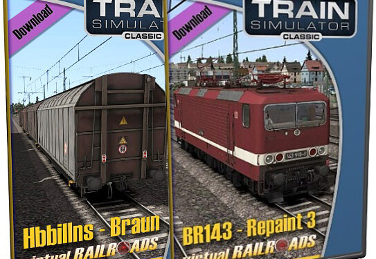[vR] Hbbillns – Braun und kostenloses Repaint der BR 143 – 2022 in DR Farben