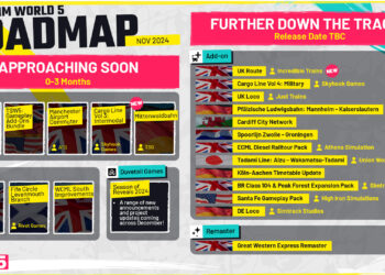 [DTG] Train Sim World 5 Roadmap – November 2024