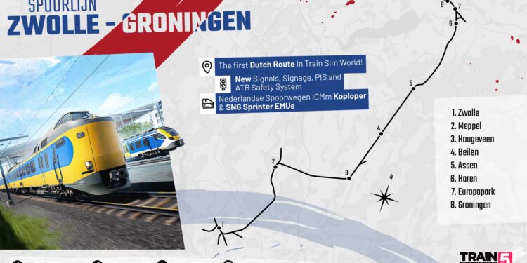 [DTG] Spoorlijn Zwolle – Groningen – erscheint am 25.03.2025!