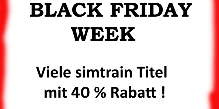 [SimTrain] Black Friday Week bis 30.11.2025