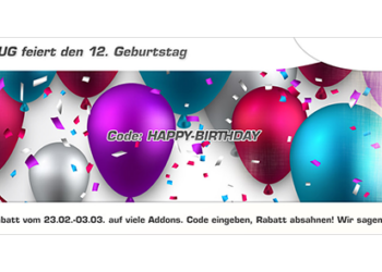 [3DZUG] Geburtstagssale vom 23. Februar bis 3. März 2026